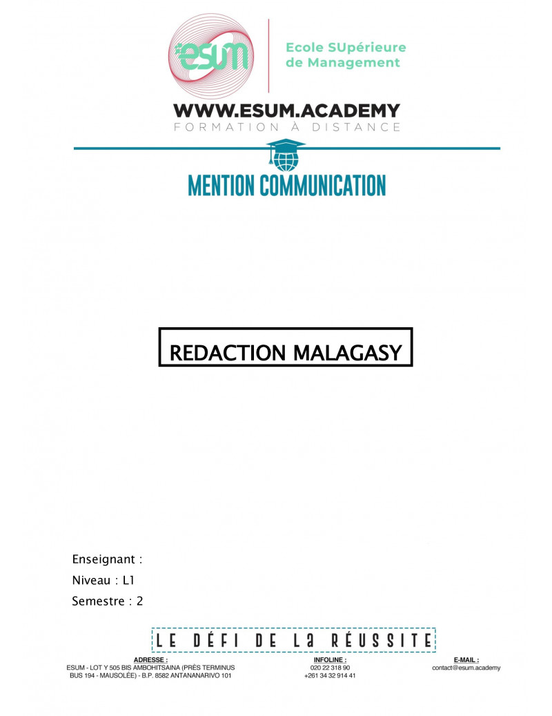 Rédaction Malagasy