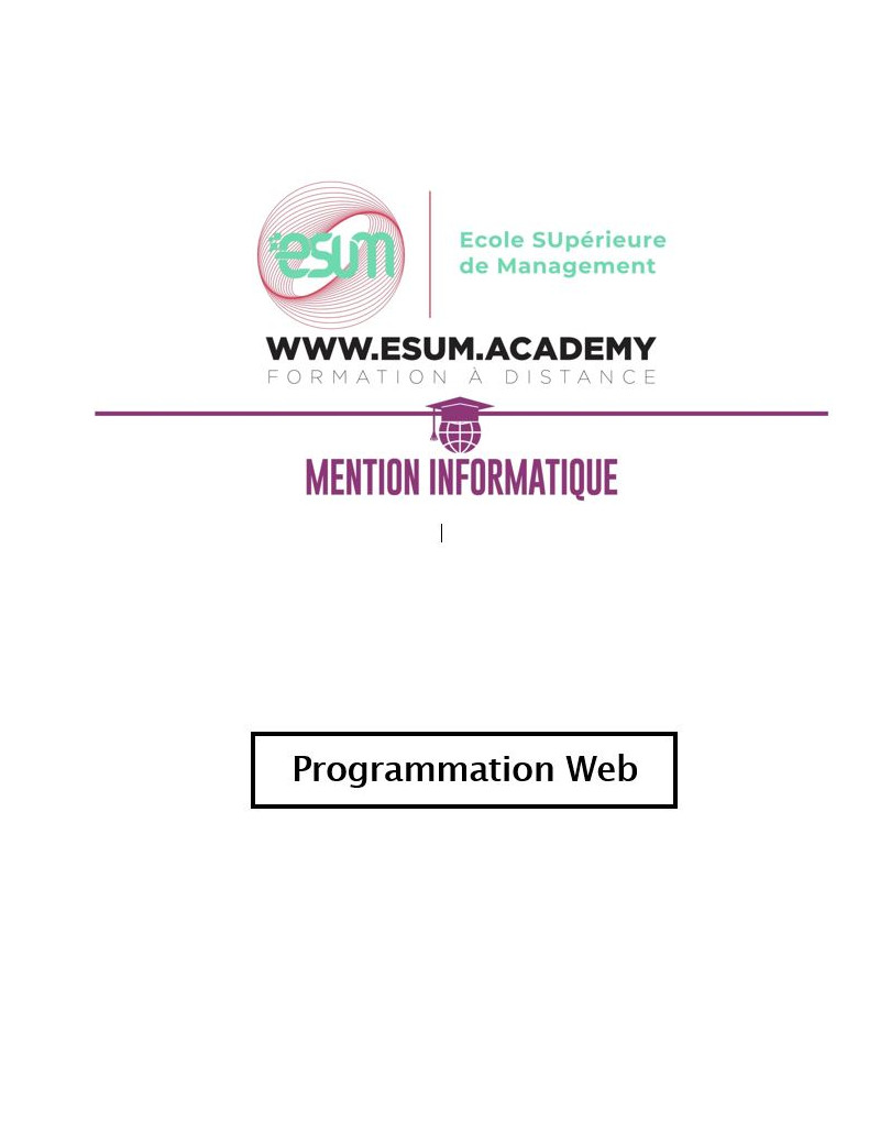 Programmation Web