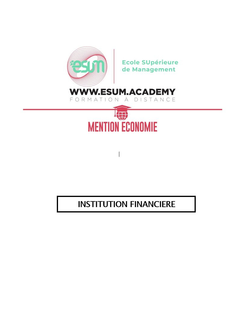 Institution financière