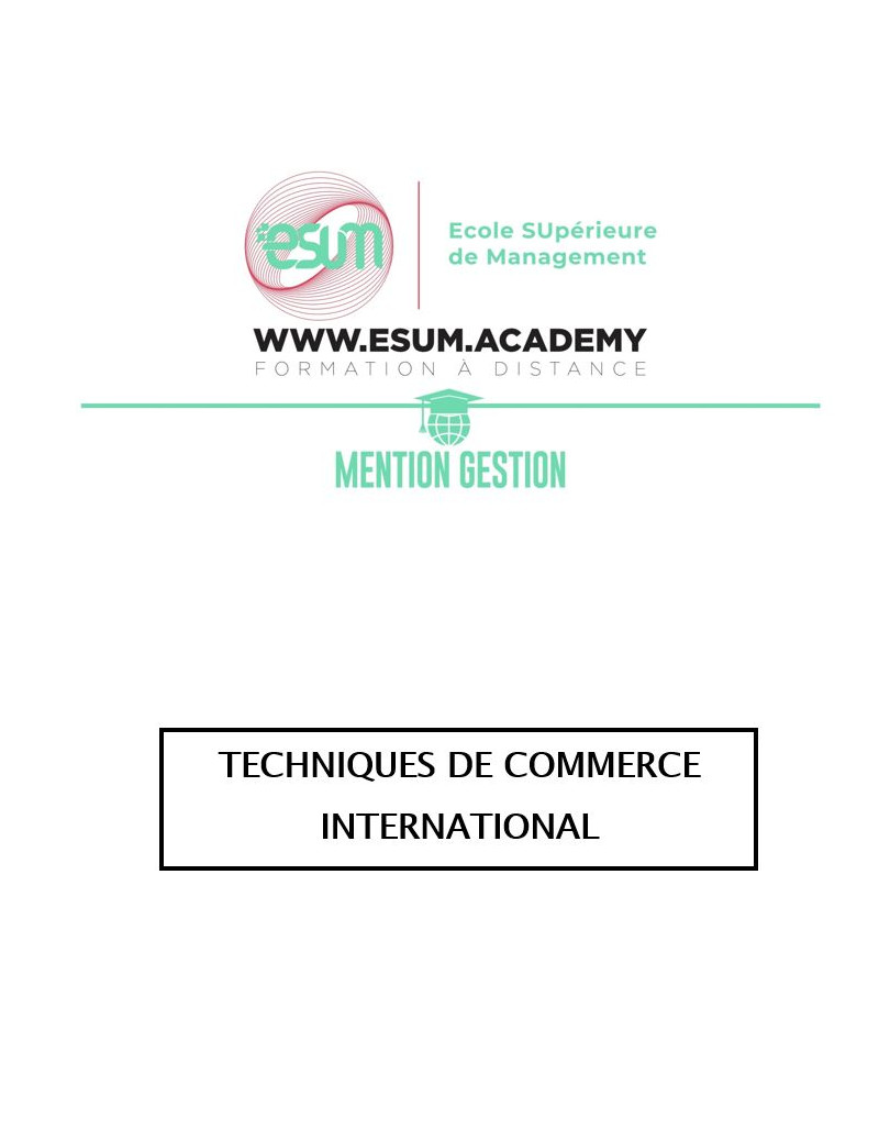 Technique de commerce...
